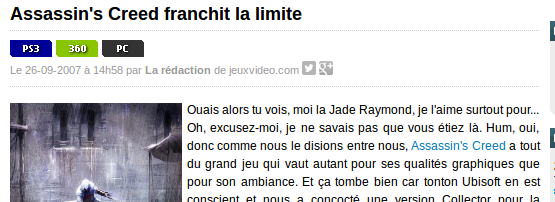 Assassin's Creed franchit la limite